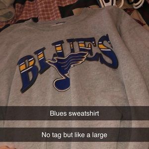 Blues sweatshirt